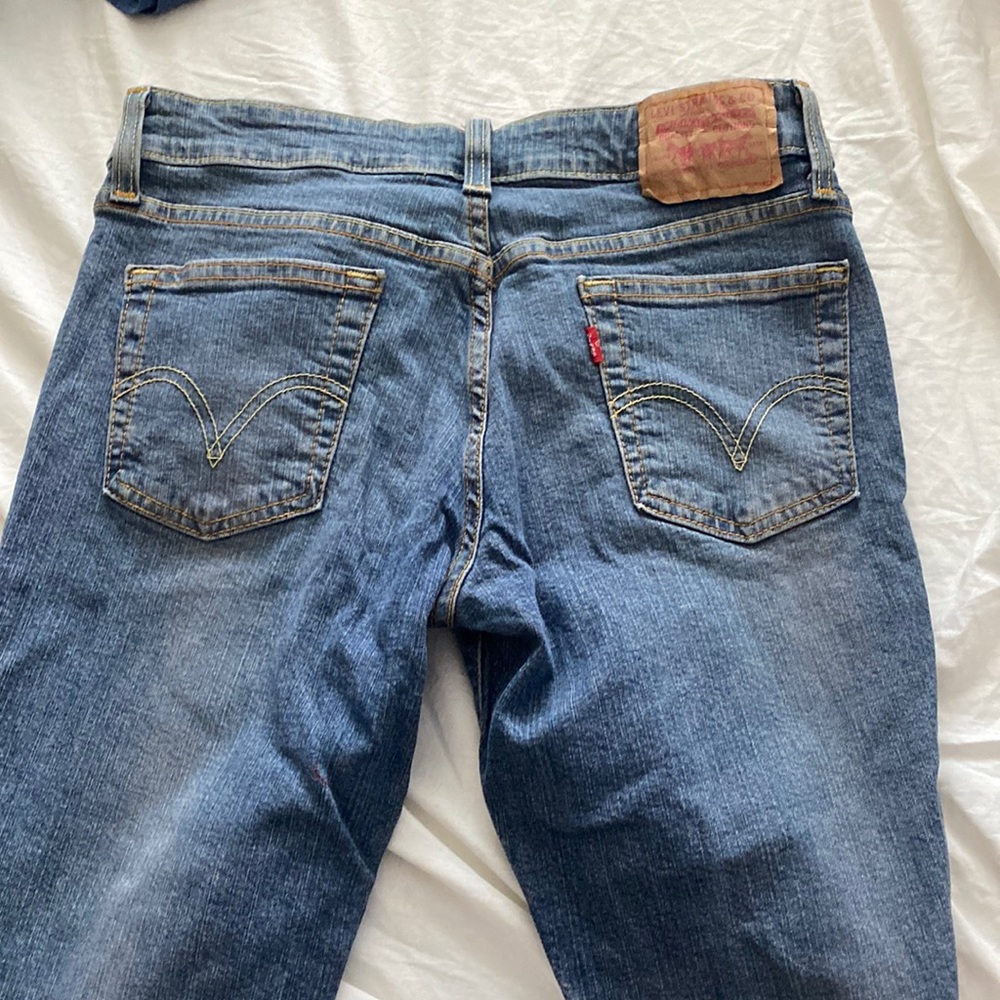Low rise Levi’s bootcut jeans